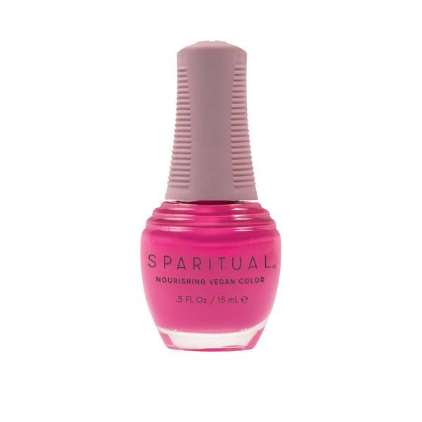 Dance Nourishing Vegan Color by SPARITUAL. Vegan, cruelty-free, clean formula for healthy nails with 1-step application, no base or top coat needed.
