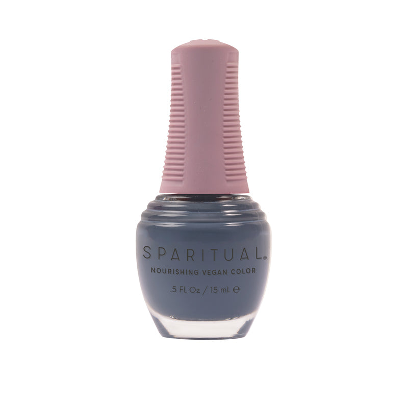 Eternal Wellness Nourishing Vegan Color by SPARITUAL. Vegan, cruelty-free, clean formula for healthy nails with 1-step application, no base or top coat needed.