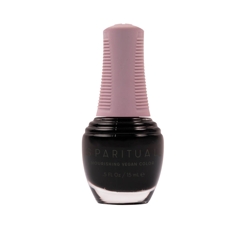 Expansive Nourishing Vegan Color by SPARITUAL. Vegan, cruelty-free, clean formula for healthy nails with 1-step application, no base or top coat needed.
