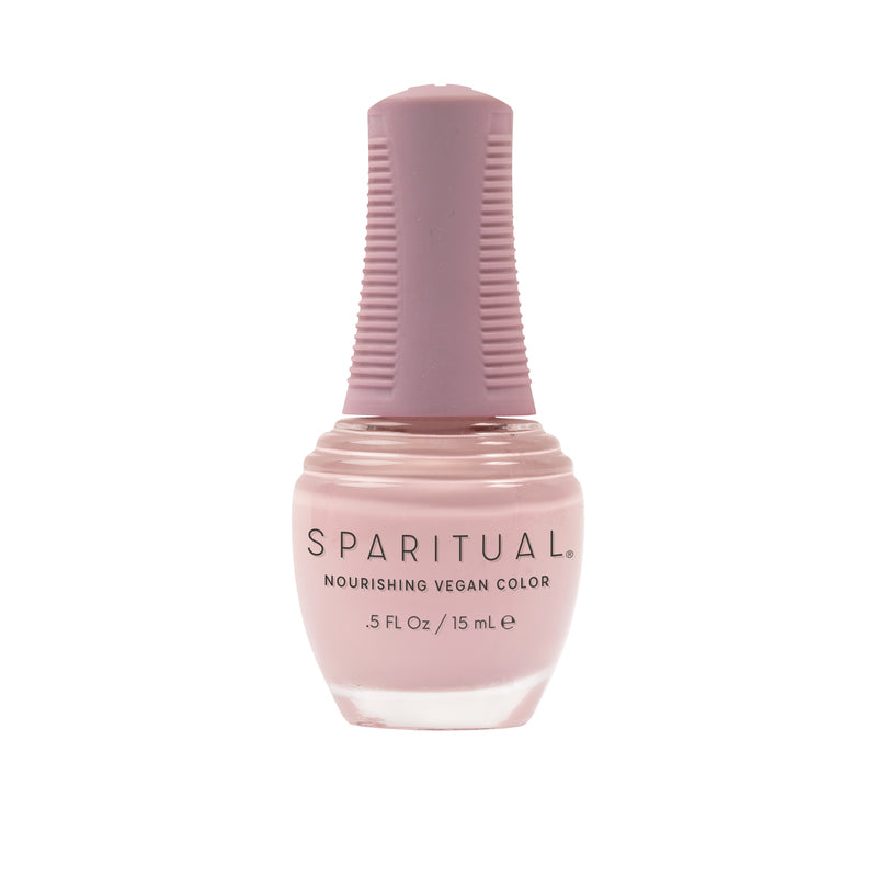 Harmony Nourishing Vegan Color by SPARITUAL. Vegan, cruelty-free, clean formula for healthy nails with 1-step application, no base or top coat needed.
