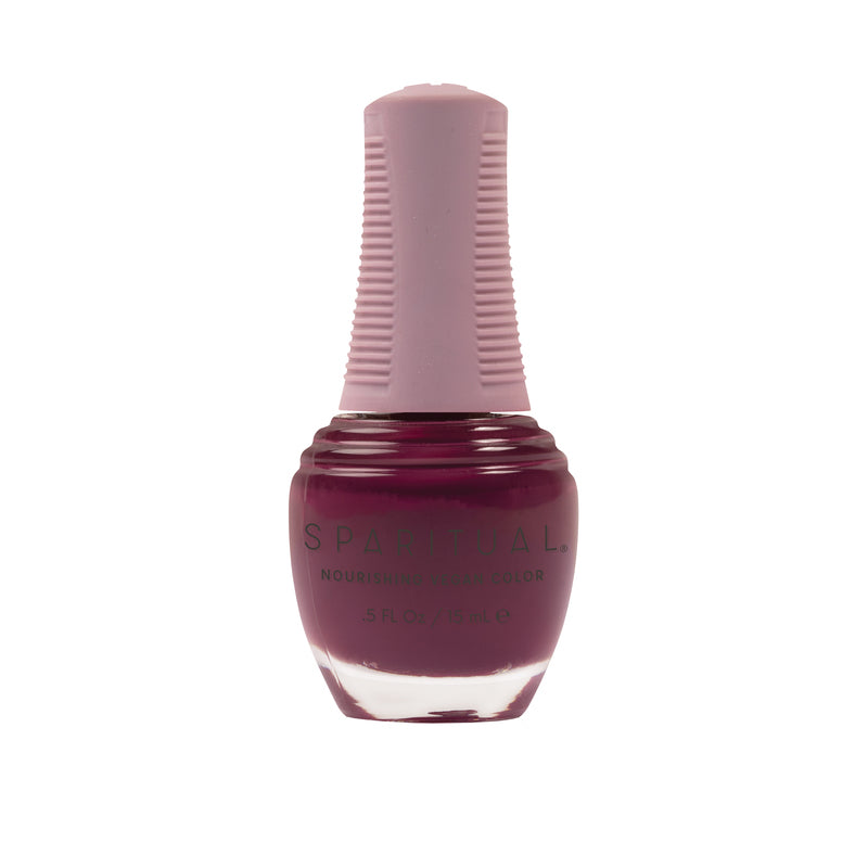 Love Letter Nourishing Vegan Color by SPARITUAL. Vegan, cruelty-free, clean formula for healthy nails with 1-step application, no base or top coat needed.
