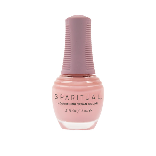 Save the Silence Nourishing Vegan Color by SPARITUAL. Vegan, cruelty-free, clean formula for healthy nails with 1-step application, no base or top coat needed.