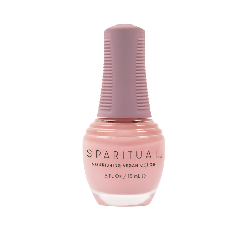 Save the Silence Nourishing Vegan Color by SPARITUAL. Vegan, cruelty-free, clean formula for healthy nails with 1-step application, no base or top coat needed.