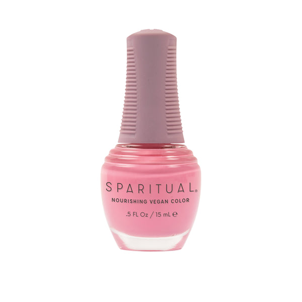 True Freedom Nourishing Vegan Color by SPARITUAL. Vegan, cruelty-free, clean formula for healthy nails with 1-step application, no base or top coat needed.

