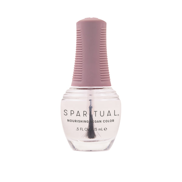 Gloss Nourishing Vegan Color by SPARITUAL. Vegan, cruelty-free, clean formula for healthy nails with 1-step application, no base or top coat needed.