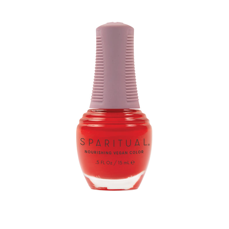 Wild Natured Nourishing Vegan Color by SPARITUAL. Vegan, cruelty-free, clean formula for healthy nails with 1-step application, no base or top coat needed.

